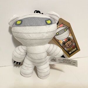 Deddy Bears Mummy Bear Plush Clip Stuffed Animal Toy Teddy White Black New Gift